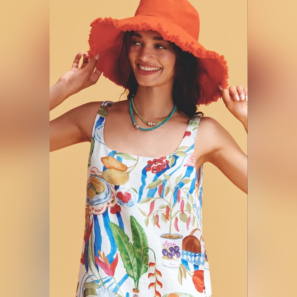 Farm Rio Linen Dress - Picture 2 of 6